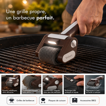 Brosse BBQ Électrique Rotative – Voluzz
