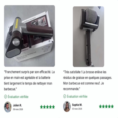 Brosse BBQ Électrique Rotative – Voluzz