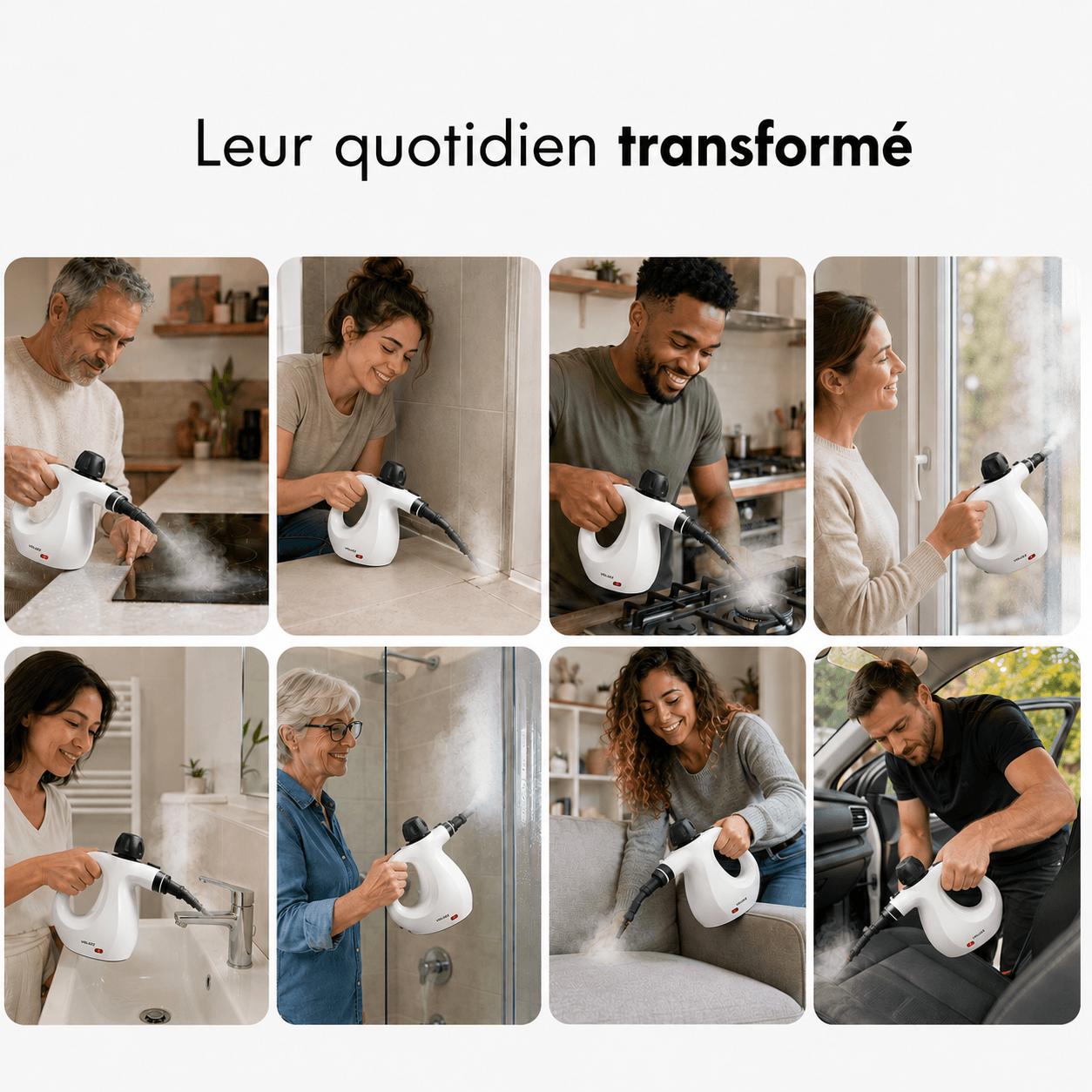 Nettoyeur vapeur Voluzz haute pression sans produits chimiques