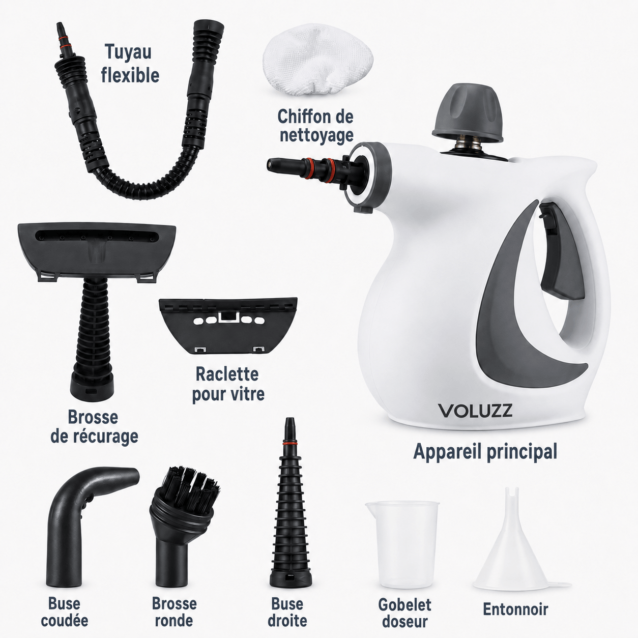 Nettoyeur vapeur Voluzz haute pression sans produits chimiques
