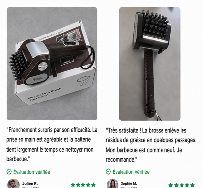 Brosse BBQ Électrique Rotative – Voluzz