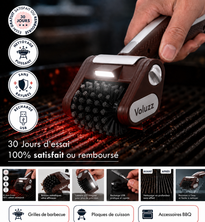 Brosse BBQ Électrique Rotative – Voluzz